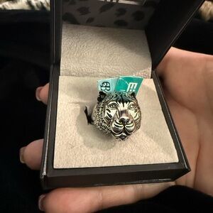 NWT Effy tiger face ring, size 10
